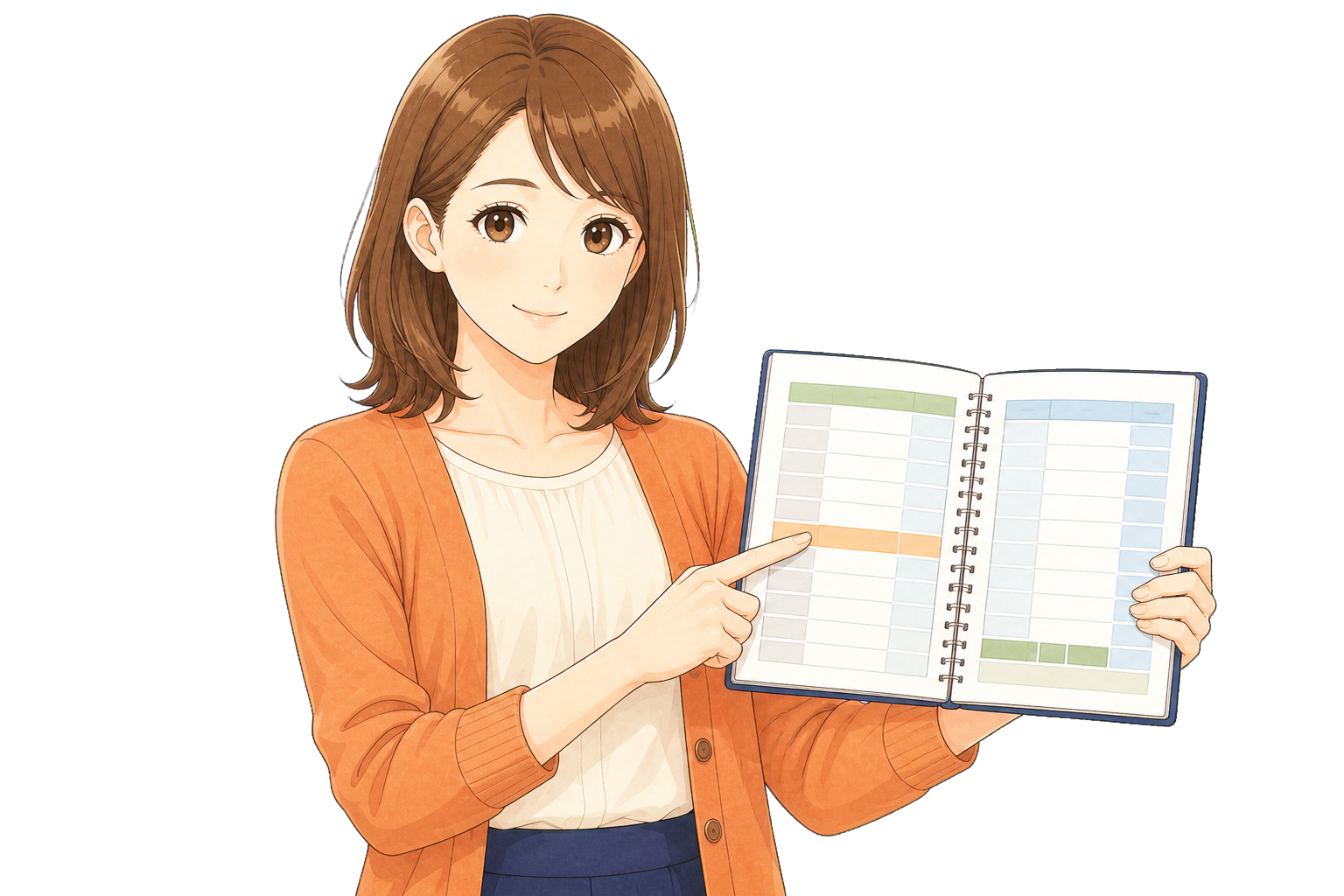長期的な家計への影響を心配する人物